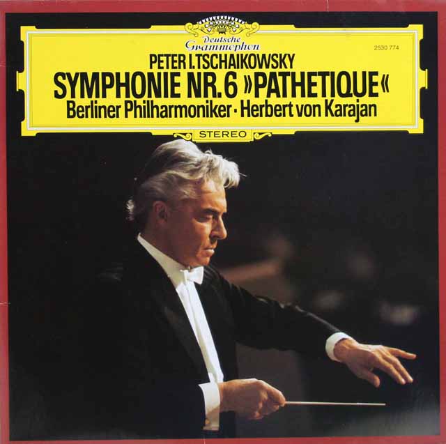 カラヤンのチャイコフスキー/交響曲第6番「悲愴」　独DGG　3533　LP レコード