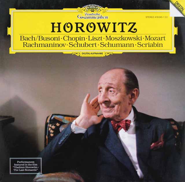 ホロヴィッツ/ピアノ・リサイタル　独DGG　3533　LP レコード