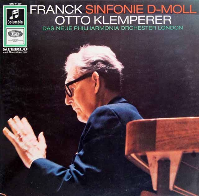 クレンペラーのフランク/交響曲 ニ短調　独Columbia　3533　LP レコード