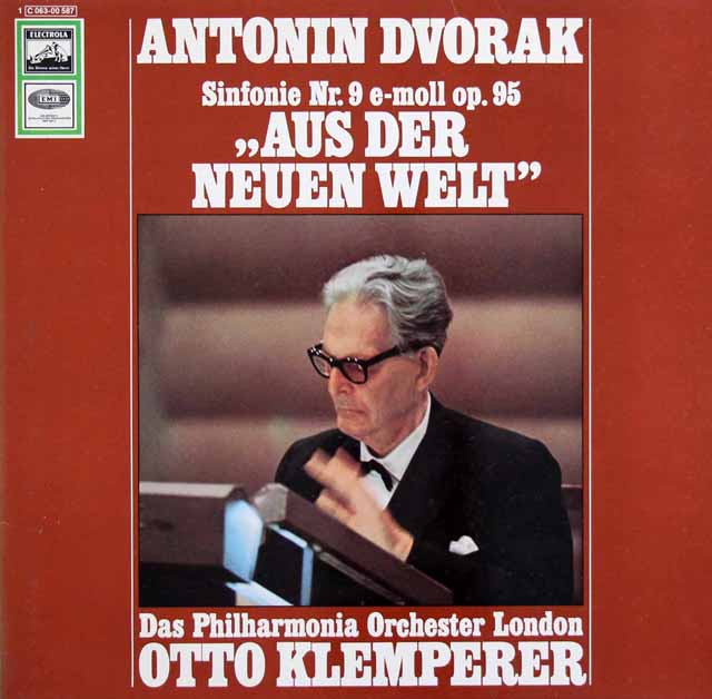クレンペラーのドヴォルザーク/交響曲第9番「新世界より」　独EMI　3533　LP レコード