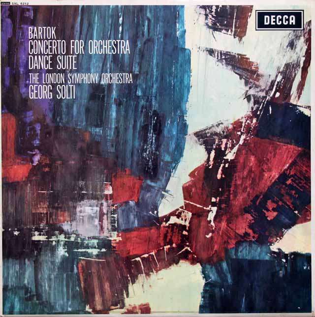 ショルティのバルトーク/管弦楽のための協奏曲ほか　英DECCA　3533　LP レコード