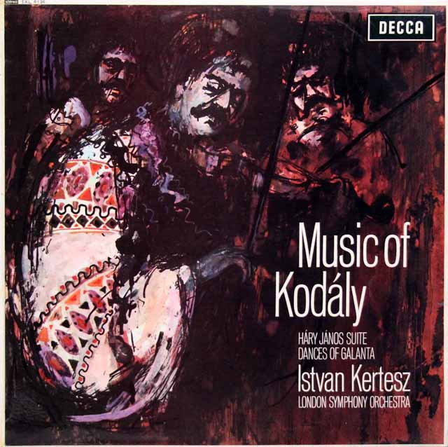 【オリジナル盤】　ケルテスのコダーイ/「ハーリ・ヤノーシュ」&ガランタ舞曲集　英DECCA　3533　LP レコード