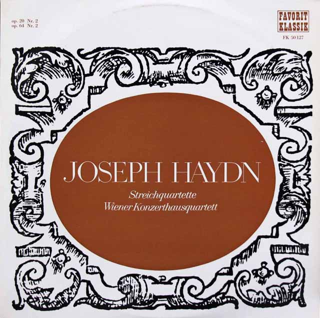 ウィーン・コンツェルトハウス弦楽四重奏団のハイドン/弦楽四重奏曲第32、64番　オーストリアPreiser Records　3533　LP レコード