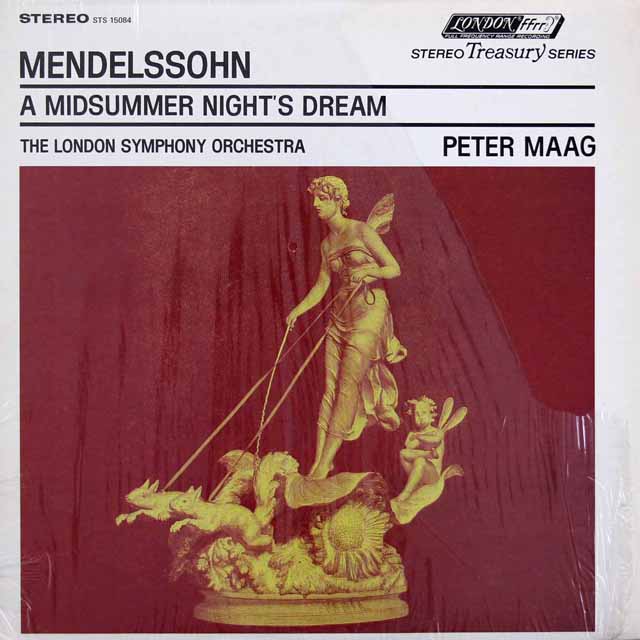 マークのメンデルスゾーン/「真夏の夜の夢」　英LONDON　3534　LP レコード