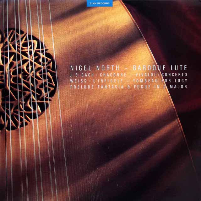ノースのバロック・リュート　（バッハ、ヴィヴァルディ、ヴァイス）　蘭LINN RECORDS　3534　LP レコード