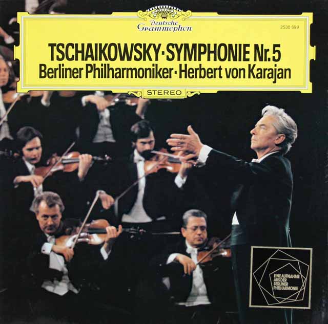 カラヤンのチャイコフスキー/交響曲第5番　独DGG　3534　LP レコード