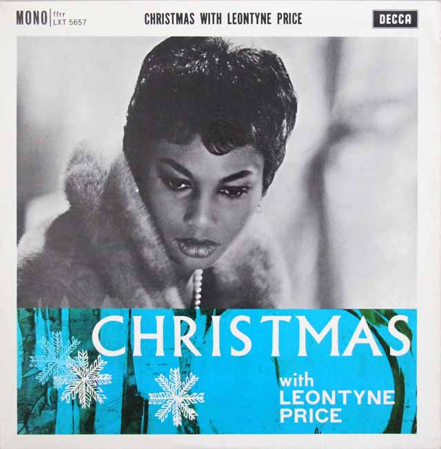 カラヤン、L.プライスのクリスマス曲集　英DECCA　3534　LP レコード