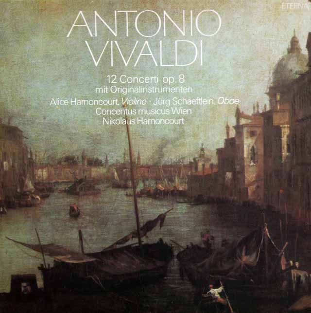 アーノンクールのヴィヴァルディ/「和声と創意の試み」（「四季」ほか）　独ETERNA　3535　LP レコード