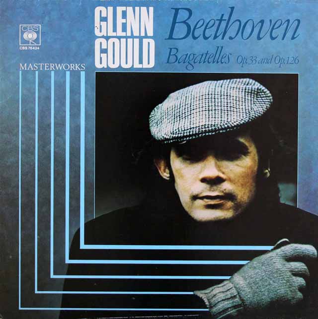 グールドのベートーヴェン/バガテル集　独CBS　3535　LP レコード