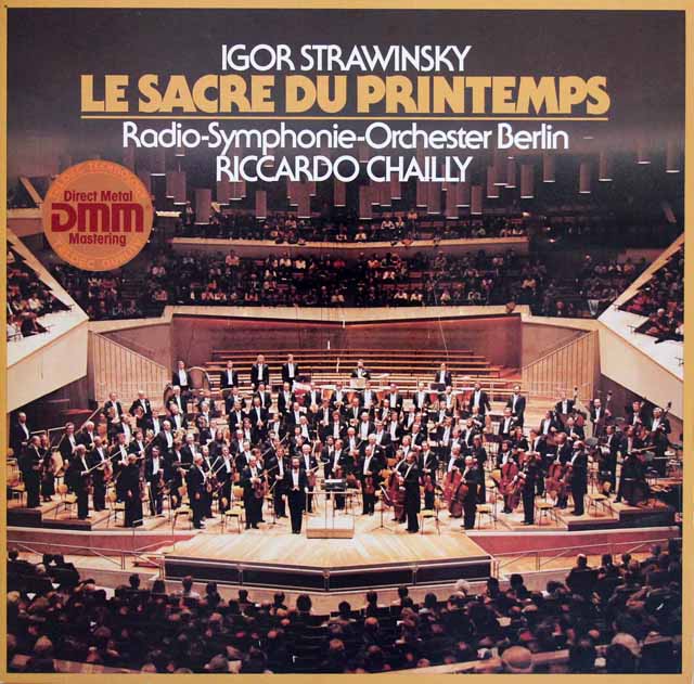 シャイーのストラヴィンスキー/「春の祭典」　独RSO BERLIN　3535　LP レコード