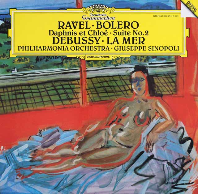シノーポリのラヴェル/ボレロ、ドビュッシー/海ほか　独DGG　3535　LP レコード