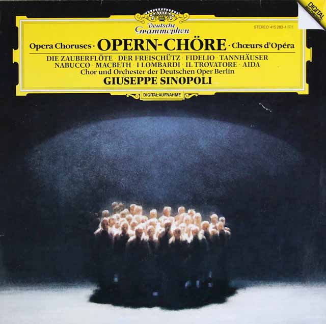 シノーポリ/オペラ合唱曲集　独DGG　3535　LP レコード
