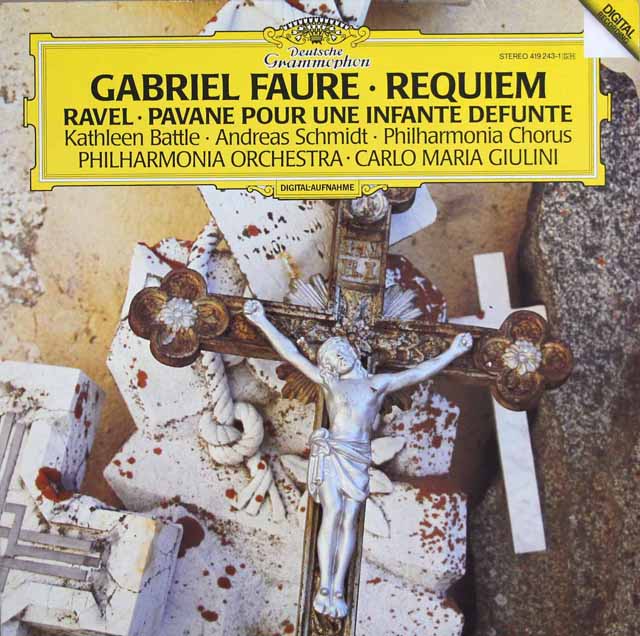 ジュリーニのフォーレ/レクイエム ほか　独DGG　3535　LP レコード