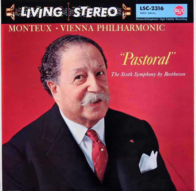 モントゥーのベートーヴェン/交響曲第6番「田園」　独RCA　3536　LP レコード