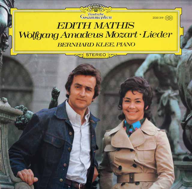 マティスのモーツァルト/歌曲集　独DGG　3536　LP レコード