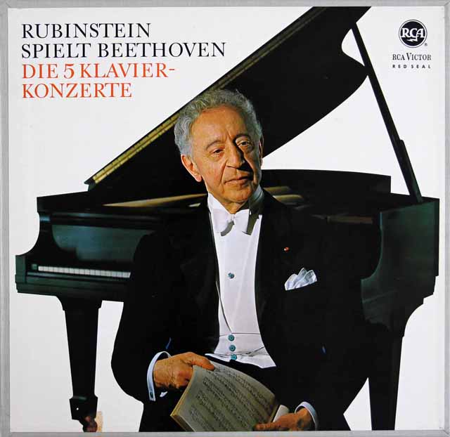 ルービンシュタイン、クリップスのベートーヴェン/ピアノ協奏曲全集　独RCA　3536　LP レコード