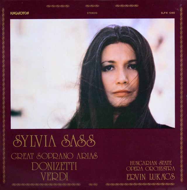 シャシュの「グレート・ソプラノ・アリア」　（ドニゼッティ、ヴェルディ）　ハンガリーHungaroton　3536　LP レコード