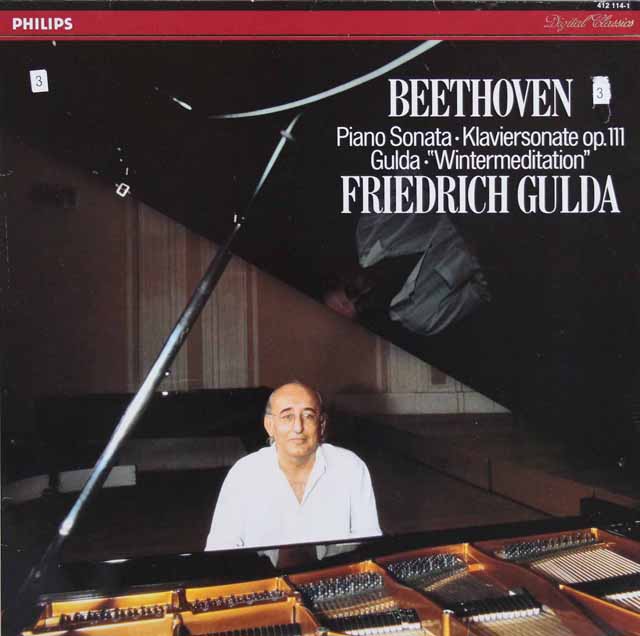 グルダのベートーヴェン/ピアノソナタ第32番ほか   蘭PHILIPS　3536　LP レコード