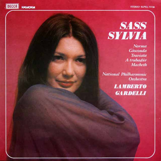 シャシュの「オペラアリア集」　ハンガリーHungaroton　3536　LP レコード