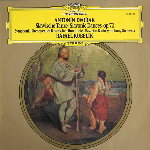 クーベリックのドヴォルザーク/スラヴ舞曲集 作品72　独DGG　3537　LP レコード