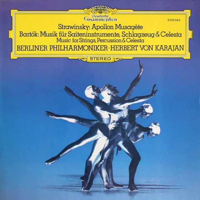 カラヤンのストラヴィンスキー/「ミューズを率いるアポロ」ほか　独DGG　3537　LP レコード
