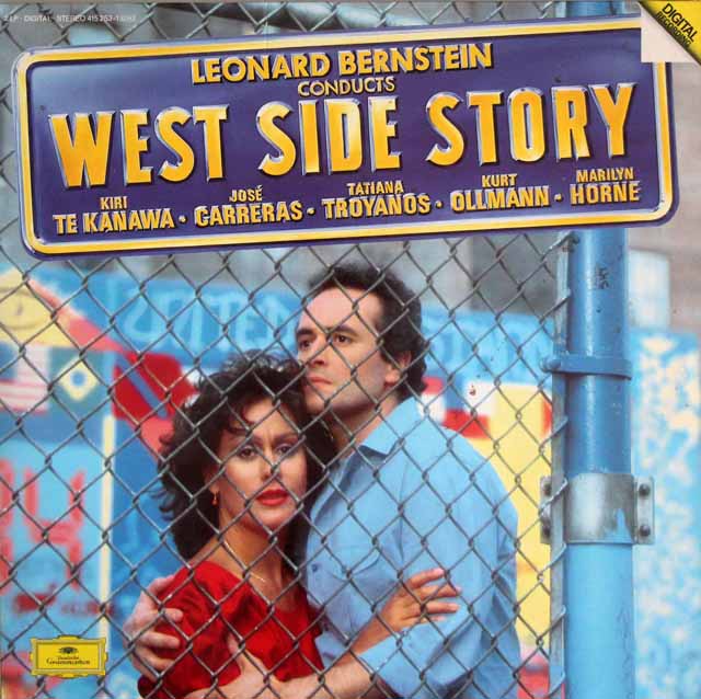 バーンスタインの自作自演/「ウエスト・サイド・ストーリー」　独DGG　3537　LP レコード