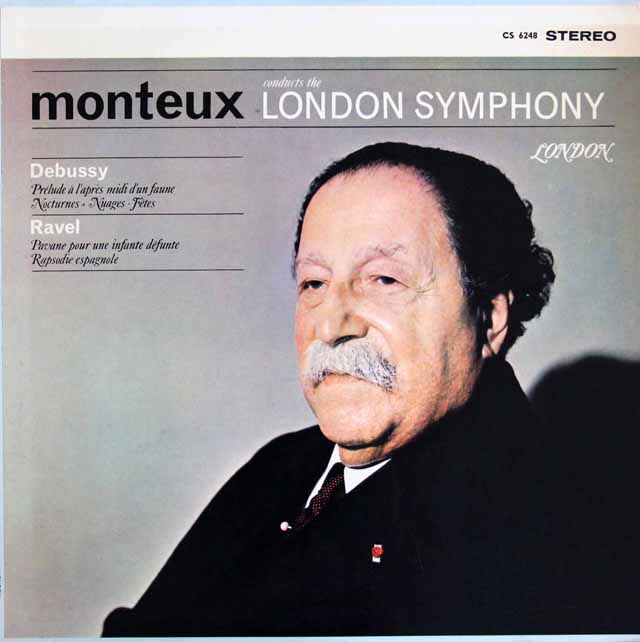 【ブルーバックジャケット】　モントゥーのドビュッシー/牧神の午後への前奏曲ほか　英LONDON　3537　LP レコード
