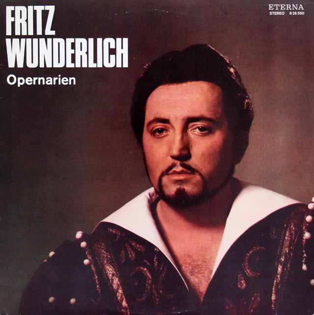ヴンダーリヒのオペラ・アリア集　独ETERNA　3538　LP レコード