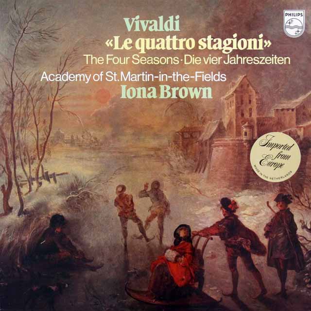 ブラウンのヴィヴァルディ/「四季」　蘭PHILIPS　3538　LP レコード