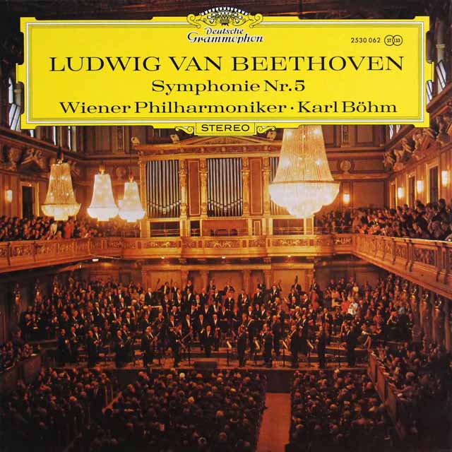 ベームのベートーヴェン/交響曲第5番「運命」　独DGG　3539　LP レコード