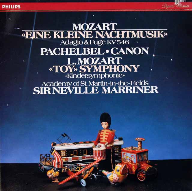 マリナーのモーツァルト/「アイネ・クライネ・ナハトムジーク」ほか　蘭PHILIPS　3540　LP レコード