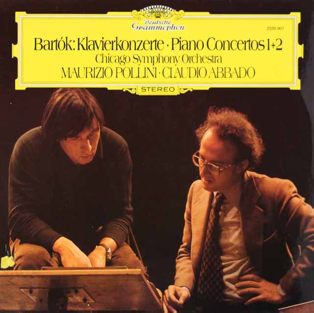 ポリーニ、アバドのバルトーク/ピアノ協奏曲第1、2番　独DGG　3540　LP レコード