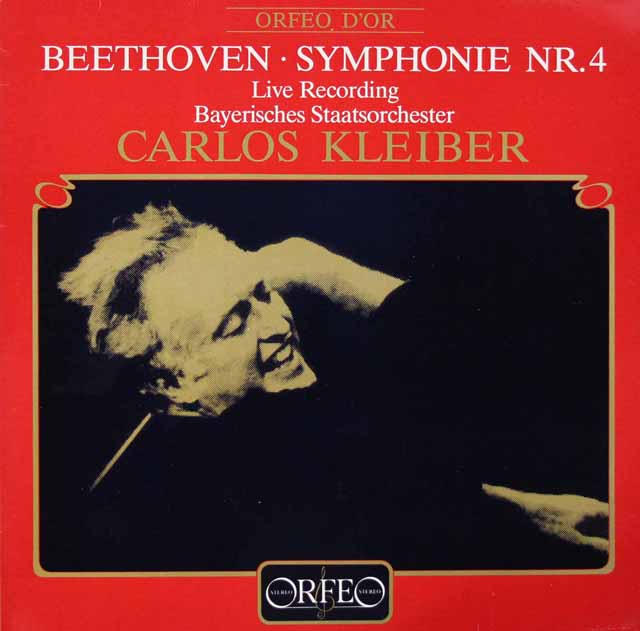 クライバーのベートーヴェン/交響曲第4番　独ORFEO　3540　LP レコード