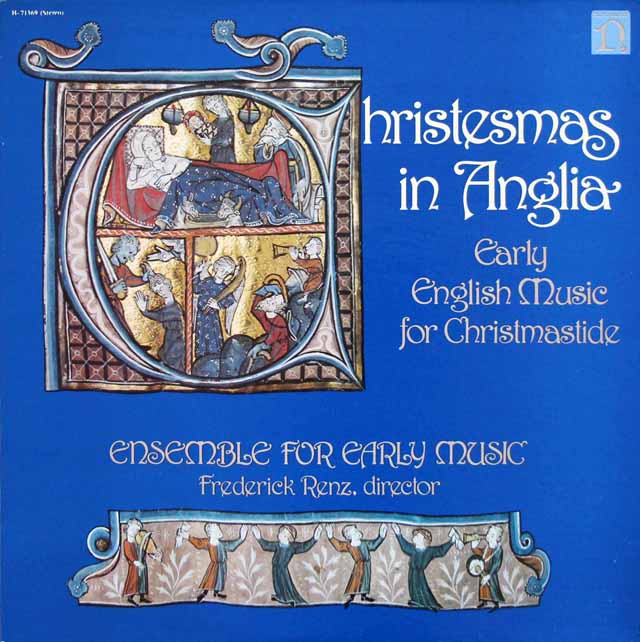 レンツの「イギリスのクリスマス」　米nonesuch　3540　LP レコード