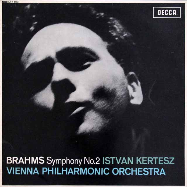 【オリジナル盤】　ケルテスのブラームス/交響曲第2番　英DECCA　3540　LP レコード