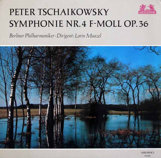 マゼールのチャイコフスキー/交響曲第4番　独HELIODOR　3541　LP レコード