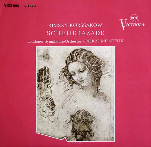 モントゥーのリムスキー=コルサコフ/交響組曲「シェヘラザード」　独RCA　3541　LP レコード
