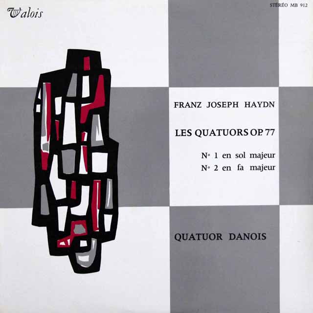 ダノワ四重奏団のハイドン/弦楽四重奏曲第81番、第82番「雲がゆくまで待とう」　仏Valois　3542　LP レコード