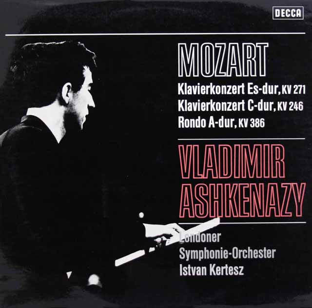アシュケナージ、ケルテスのモーツァルト/ピアノ協奏曲第9番「ジュノム」ほか　独DECCA　3542　LP レコード