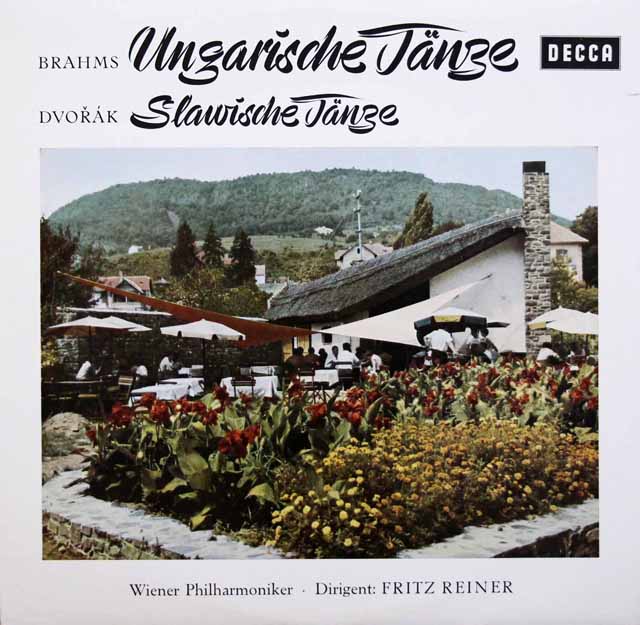 ライナーのブラームス/ハンガリー舞曲集、ドヴォルザーク/スラヴ舞曲集　独DECCA　3542　LP レコード