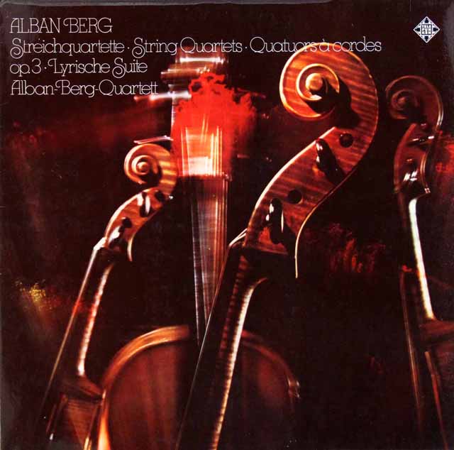 アルバン・ベルク四重奏団のベルク/弦楽四重奏曲ほか　独TELEFUNKEN　3542　LP レコード