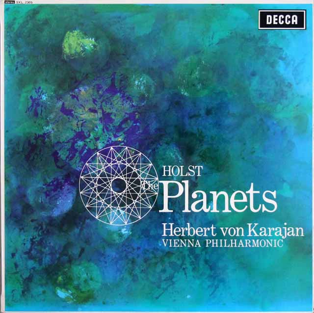 カラヤンのホルスト/「惑星」　英DECCA　3601　LP レコード