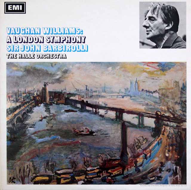 バルビローリのヴォーン・ウィリアムズ/ロンドン交響曲　英EMI　3601　LP レコード