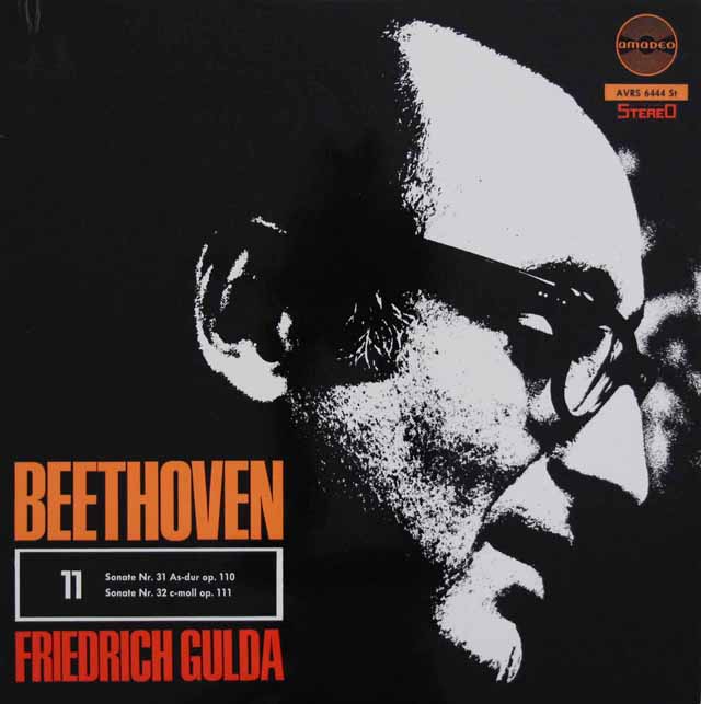グルダのベートーヴェン/ピアノソナタ 第31、32番　独amadeo　3602　LP レコード