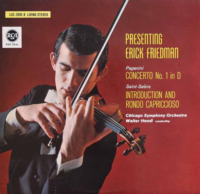 フリードマンのパガニーニ/ヴァイオリン協奏曲第1番ほか　独RCA　3602　LP レコード