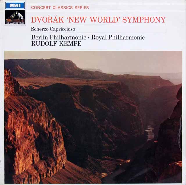 ケンペのドヴォルザーク/交響曲第9番「新世界より」ほか　英EMI（HMV）　3604　LP レコード