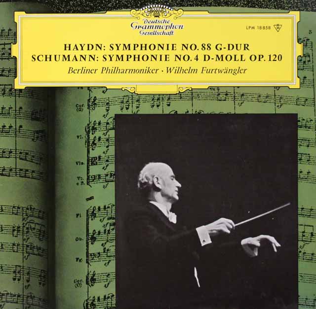 フルトヴェングラーのハイドン/交響曲第88番「V字」ほか　独DGG　3605　LP レコード