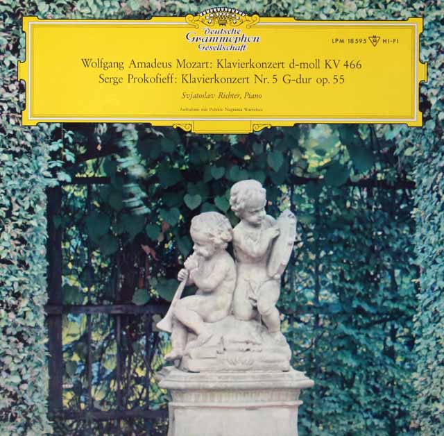 【モノラル】　リヒテルのモーツァルト、プロコフィエフ/ピアノ協奏曲　独DGG　3605　LP レコード