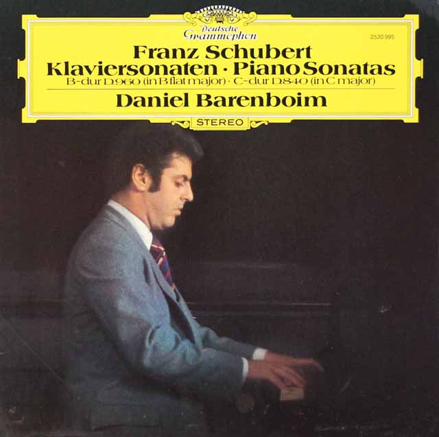 バレンボイムのシューベルト/ピアノソナタ第15番「レリーク」&第21番　独DGG　3605　LP レコード