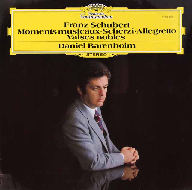 バレンボイムのシューベルト/楽興の時、アレグレット ほか　独DGG　3605　LP レコード